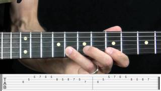 Blues Lick Over the IV Chord Lesson [upl. by Annayhs470]