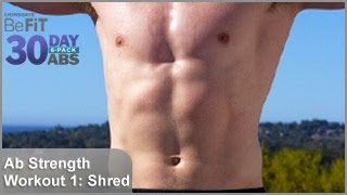 Ab Strength Workout 1 Shred  30 DAY 6 PACK ABS [upl. by Osterhus]