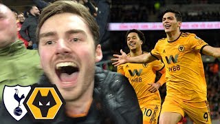 WOLVES WIN AT WEMBLEY Tottenham Vs Wolves Matchday Vlog [upl. by Ahsiekal450]