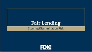 Understanding Fair Lending Risk in the Credit Process Steering [upl. by Arised]