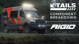 Tails  RIGID Industries Exterior LED Light Package  Adventure Van Component Breakdown [upl. by Germano]