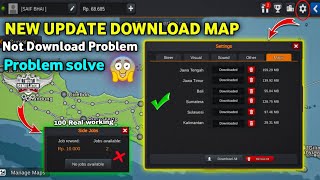 Bussid Maps Download Problem solve New Update Map  Bus Simulator Indonesia [upl. by Elauqsap]