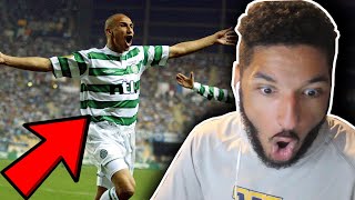 American FIRST REACTION to HENRIK LARSSON BEST GOALS FOR CELTIC FC [upl. by Papst]