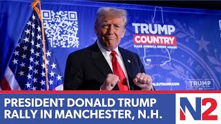 LIVE President Donald Trump Rally in Manchester NH  NEWSMAX2 [upl. by Gardas689]