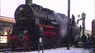 Dampflok 58 311 als 58 16208 mit GmP  DR  Feb 1993 [upl. by Hctud125]