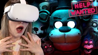 NEW FNAF FAN PLAYS HELP WANTED  PART 1 FIVE NIGHTS AT FREDDYS VR [upl. by Edorej]