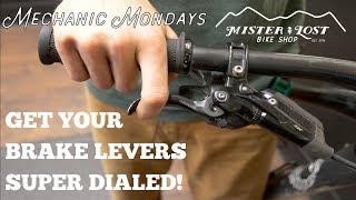 PRO TIP Get Your Brake Levers Super Dialed  Mechanic Mondays  EP2 [upl. by Tully]