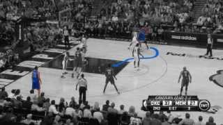 NBA CIRCLE  Oklahoma City Thunder Vs Memphis Grizzlies Game 4 Highlights  13 May 2013 NBA Playoffs [upl. by Ilram]