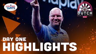 DUTCH DESTRUCTION Day One Highlights  2022 Dutch Darts Masters [upl. by Maggy]