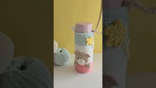 Crochet bottle holder  sharing ideas 🥰🥰❤️ هاندميد كروشيه اكسسوارات اكسبلور [upl. by Thurstan]