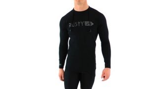 Rusty Guys Plus One Wired Thermal LS Rash Guard  SwimOutletcom [upl. by Dowzall252]