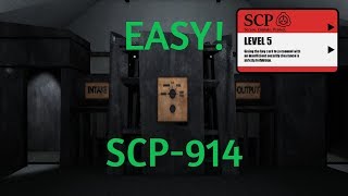 How To Get Level 5 Keycard from SCP914  SCP Containment Breach [upl. by Irrac]