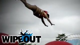 Best Flips amp Fails On The Big Red Balls  Wipeout HD [upl. by Eel]