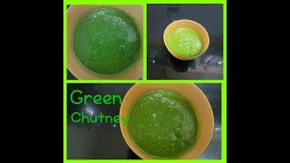 How to make Green Chutney  Coriander Mint Chutney recipe [upl. by Franciskus640]