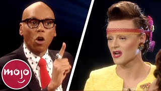 Top 10 Most Tense Times Ru Confronted Queens on Drag Race [upl. by Sucramel]