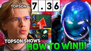 TOPSON shows HOW to EASY WIN  TOPSON plays ARC WARDEN DOTA 2 [upl. by Morgenthaler]