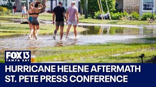 St Petersburg Hurricane Helene update [upl. by Ladd]