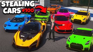 I Stole 100 Cars in GTA 5 RP [upl. by Dunstan]