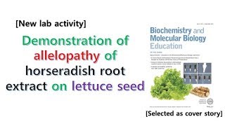 A new laboratory activity to help students learn about allelopathy and experimental design [upl. by Rubetta33]