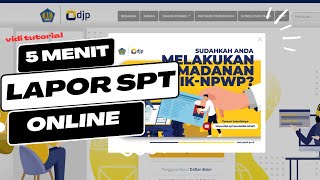 Cara Lapor SPT Tahunan Pribadi Online Tutorial Efiling 2024 [upl. by Thaddeus650]