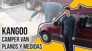 Renault Kangoo Camper van con PLANOS y MEDIDAS DYI plans and measurements [upl. by Laurette]