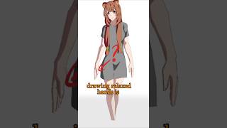 Mistake When Drawing Hand  Quick Art Tips art sketch shorts tutorial drawingtutorial anime [upl. by Pippy]