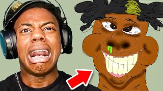 iShowSpeed Reacts to HIS CRAZIEST FAN ARTS [upl. by Lathan211]