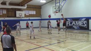 2024 Steinbach Christian Varsity Boys Bball Tournament Quarter  Steinbach Christian vs Rosenort [upl. by Relyk]