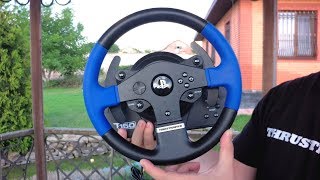 Самый БЮДЖЕТНЫЙ игровой руль с 1080 градусами Обзор Thrustmaster T150 [upl. by Scibert]