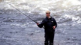 Salmon Run With Jack Charlton salmon fishing ireland [upl. by Ollehcram842]