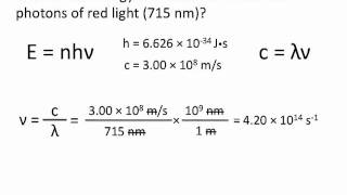 Quantized Energy and Photons  Chemistry Tutorial [upl. by Grondin993]