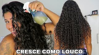 CABELO CRESCE EM 10 DIAS COM APENAS 2 INGREDIENTES MÁGICOS [upl. by Eibrab]