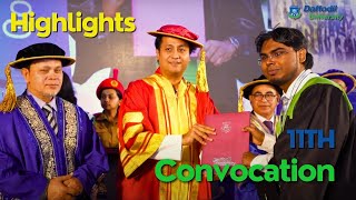 Convocation Highlights DIU 11th Convocation Ceremony 2024  Daffodil International University [upl. by Yatnuhs]