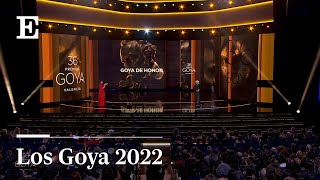 Los GOYA 2022 lo MEJOR de la GALA en 4 instantes memorables  EL PAÍS [upl. by Amabil]