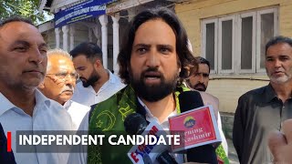 Ex President Baramulla Municipal Committee Files Nomination As Independent Candidate [upl. by Atnuhs506]