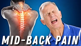 Thoracic MidBack Pain or Disc Absolute Best SelfTreatment  McKenzie Method [upl. by Manoff]