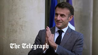 Macron urges nations to work towards ceasefire at Gaza aid conference [upl. by Gualterio]