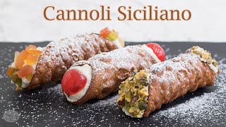 Verdadeiro Cannoli Siciliano  Doce tradicional italiano  Receita Sandra Dias [upl. by Okim]