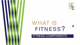 What is Fitness Health amp Skill Fitness Components PE [upl. by Atillertse]