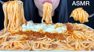 ASMR Spaghetti bolognese  Mukbang Eating Sounds [upl. by Sauers533]