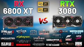 RX 6800 XT vs RTX 3080 in 2023 Test in 20 Games 1440p amp 4K [upl. by Jannel]