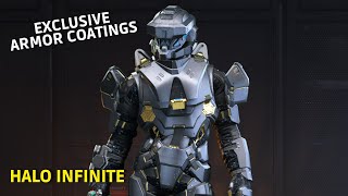 Top 10 Most Exclusive Armor Coatings in Halo Infinite [upl. by Lexi]