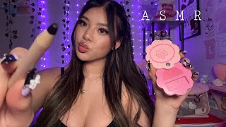 ASMR  Doing Your Wooden Skincare And Makeup🧴💄 layered sounds personal attention [upl. by Jahdol]