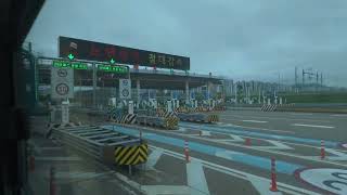 From Incheon Airtport to Seoul City  Traveling by bus POV [upl. by Ssecnirp889]