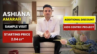 Ashiana Amarah Phase 4 Sample Flat Visit  Additional Discount  Ashiana Kids Centric Township [upl. by Nellac155]