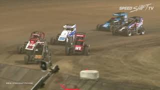 USAC “Indiana Midget Week” Highlights  Kokomo Speedway 6318 [upl. by Einre]