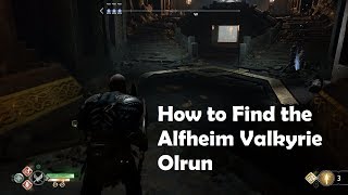 Valkyrie Olrun on Hardest Difficulty Give Me God of War Difficulty [upl. by Ing]