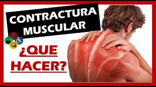 CONTRACTURA muscular en ESPALDA Y CUELLO ¿Que hacer [upl. by Harned]