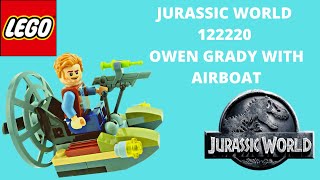 AWESOME JURASSIC WORLD OWEN WITH AIRBOAT FOIL BAG BUILD [upl. by Paulina]