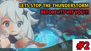 WORLD QUEST Orobashis Legacy Part 2 How to stop Thunderstorm at Serpents Head  Genshin Impact [upl. by Onyx]